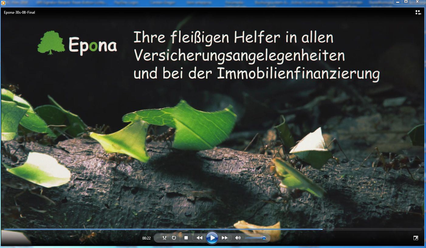 Werbespot für die Epona GmbH, Villingen-Schwenningen